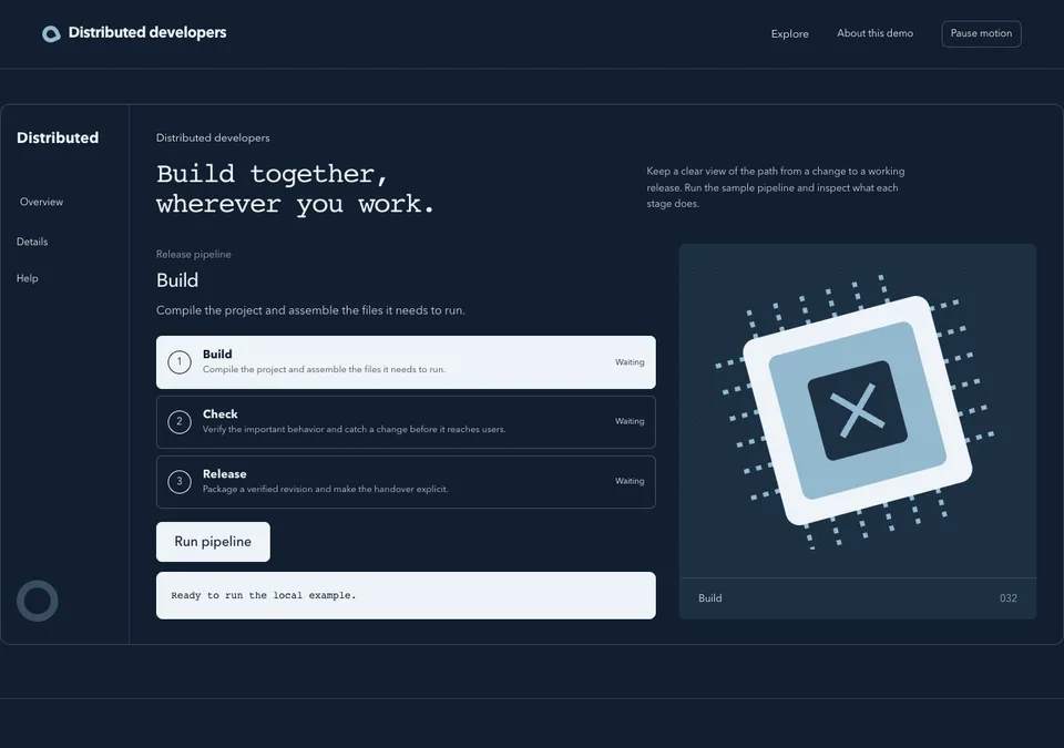 Distributed developers preview