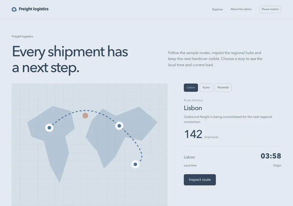 Freight logistics preview