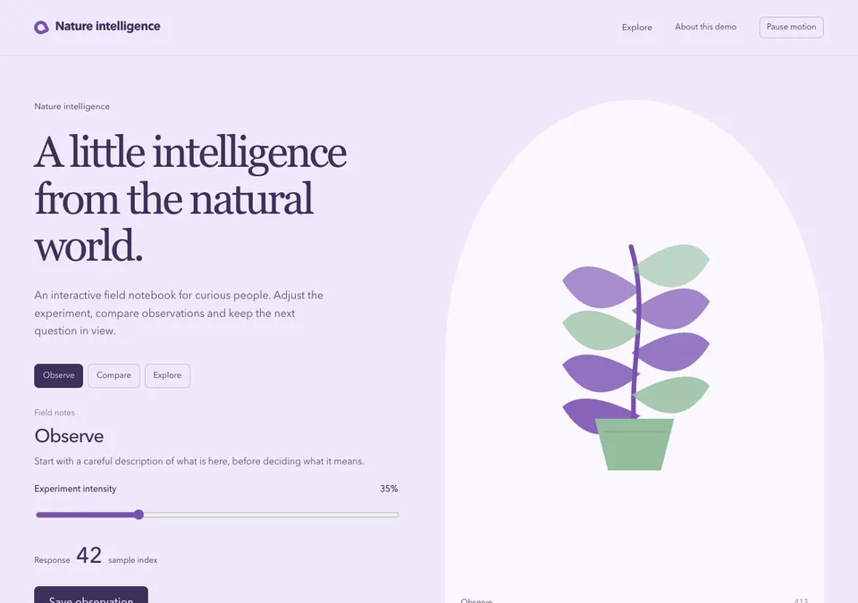 Nature intelligence preview