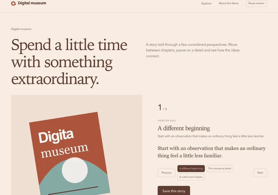 Digital museum preview