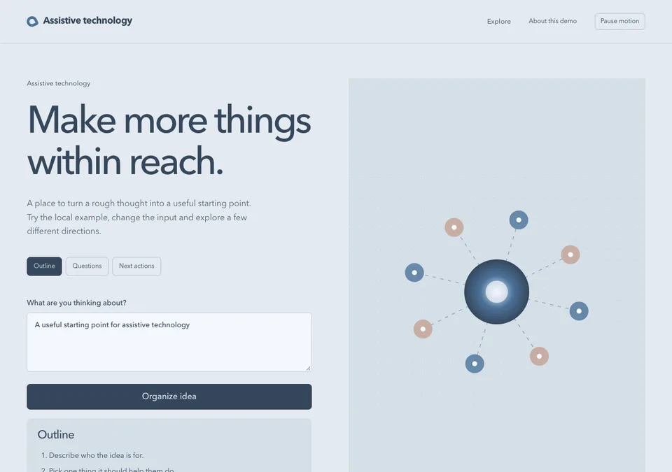 Assistive technology preview