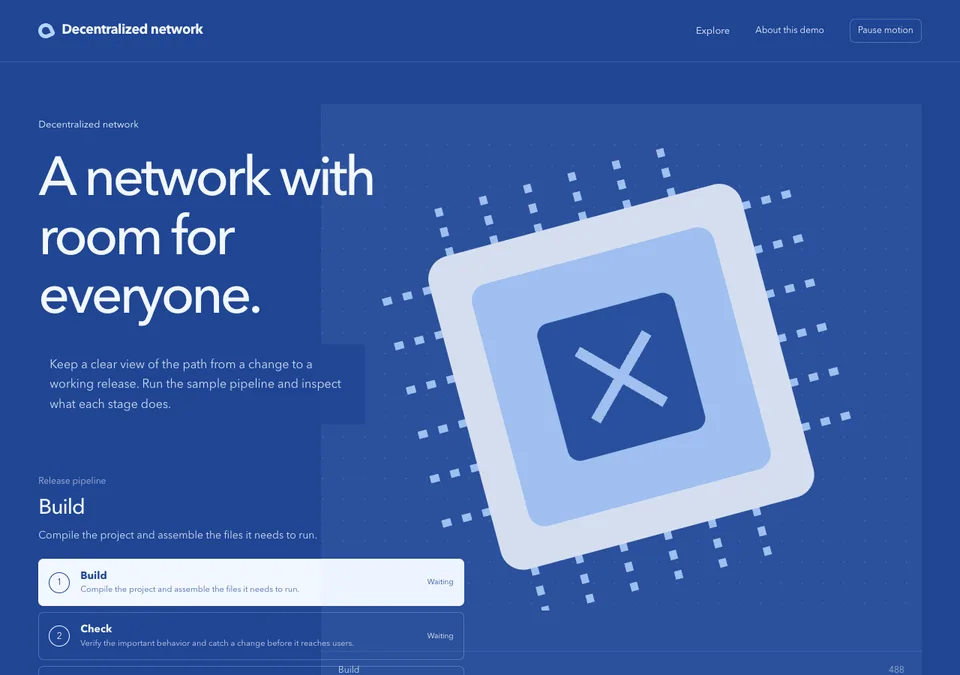Decentralized network preview