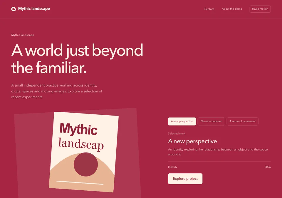 Mythic landscape preview