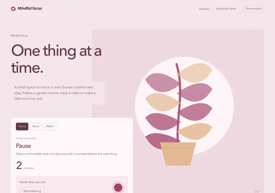 Mindful focus preview