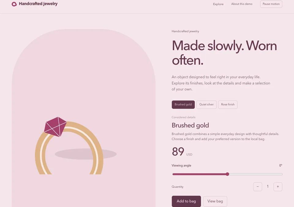 Handcrafted jewelry preview