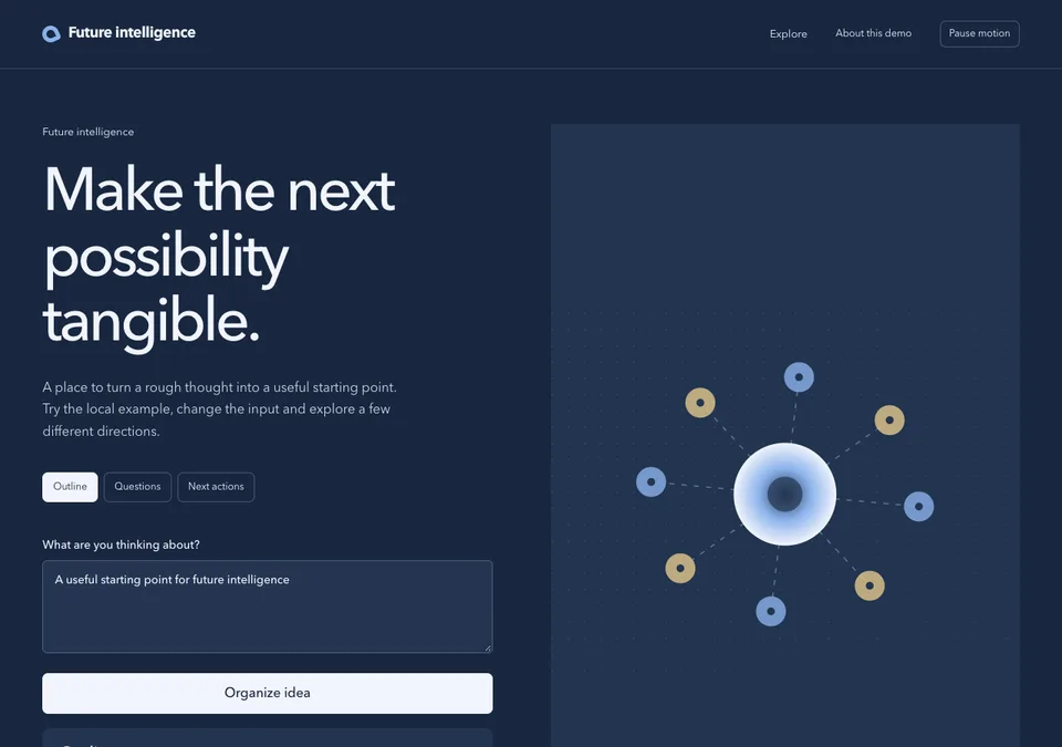 Future intelligence preview