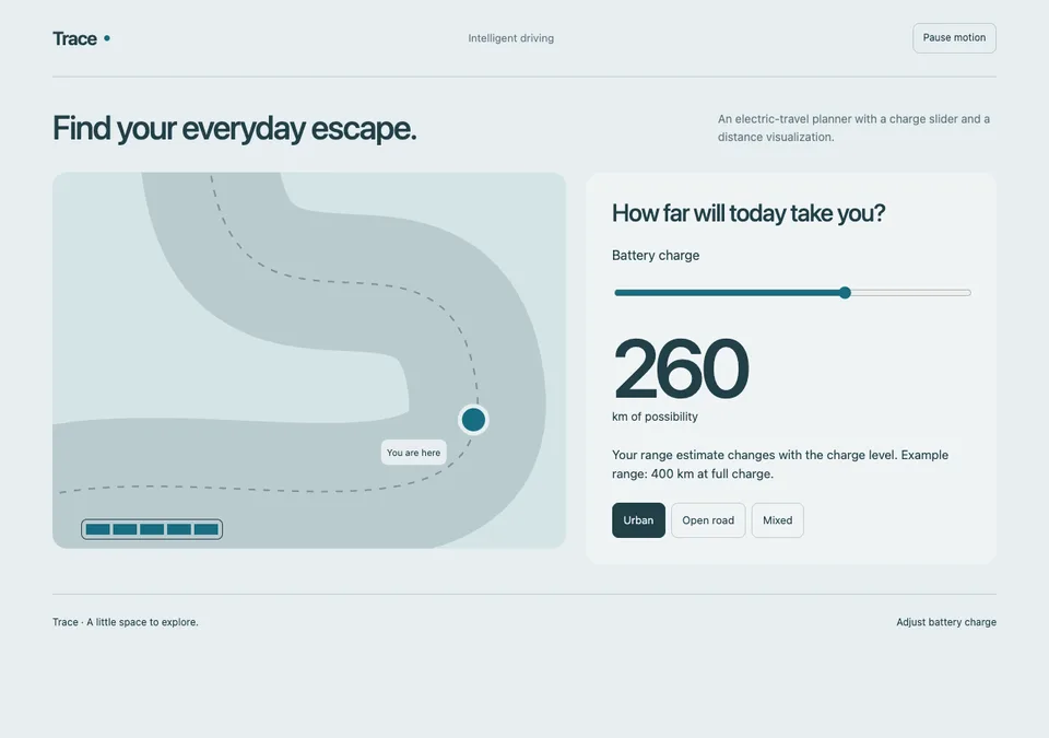 Intelligent driving preview
