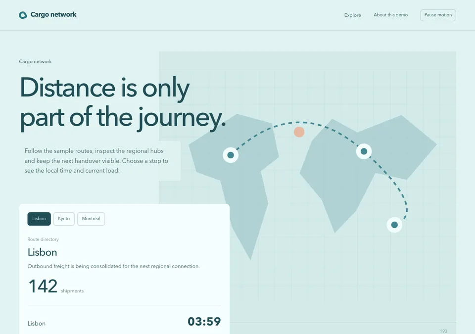 Cargo network preview