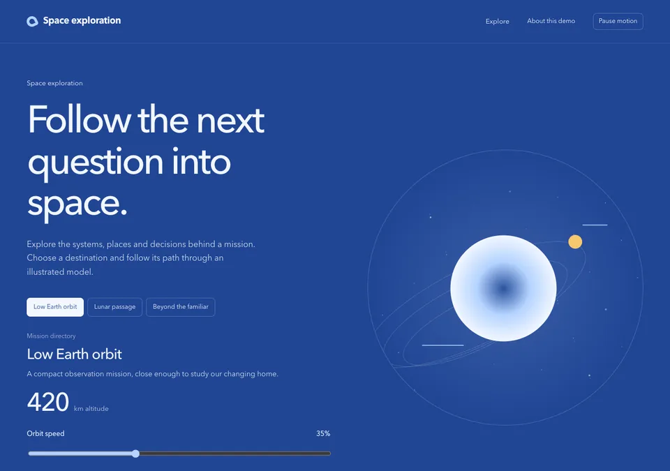 Space exploration preview