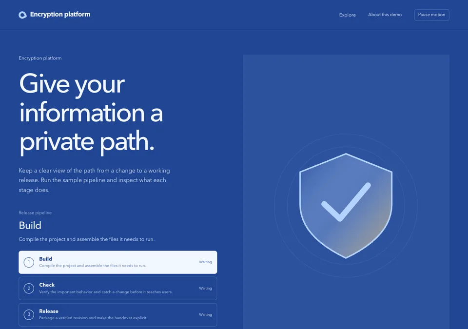 Encryption platform preview