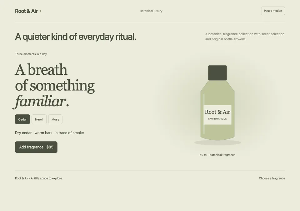 Botanical luxury preview