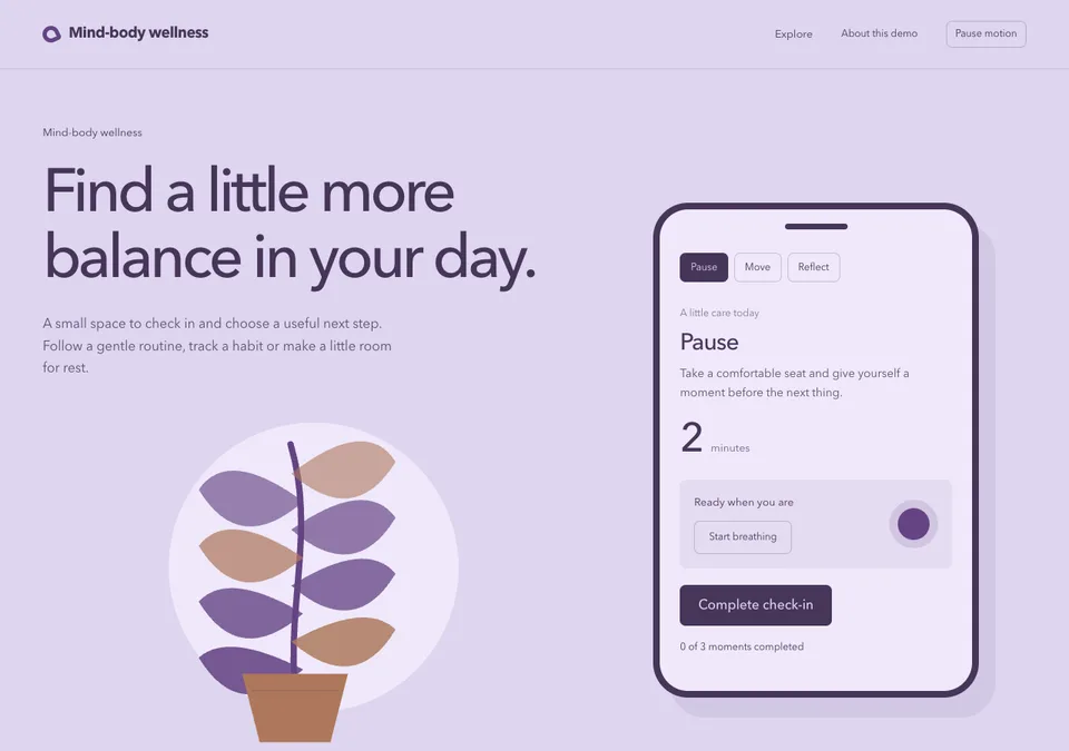 Mind-body wellness preview