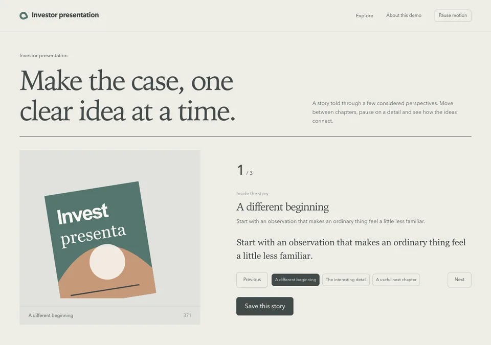 Investor presentation preview