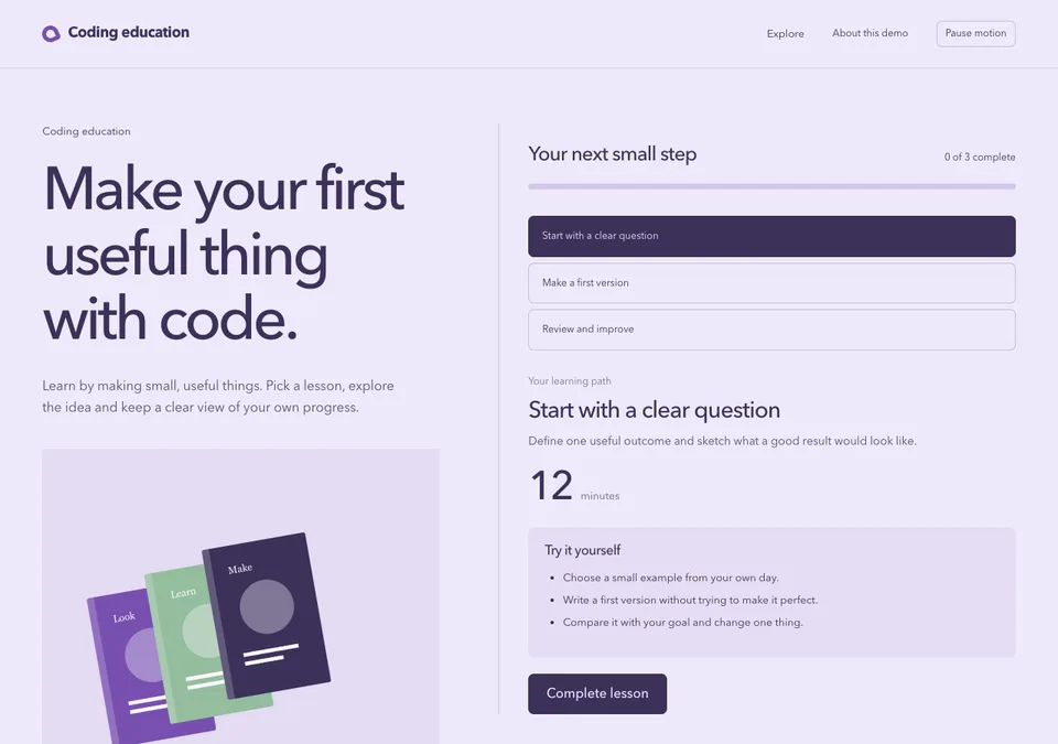 Coding education preview