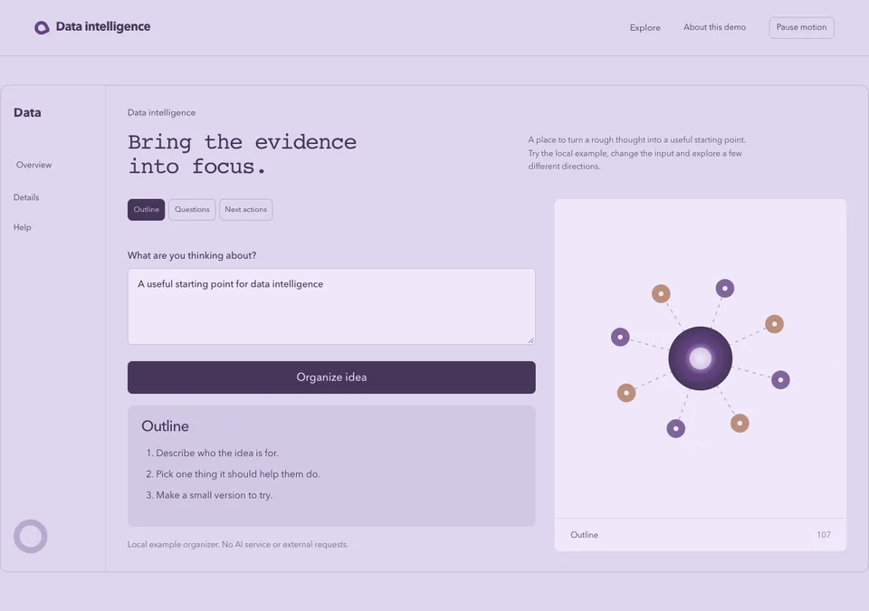 Data intelligence preview
