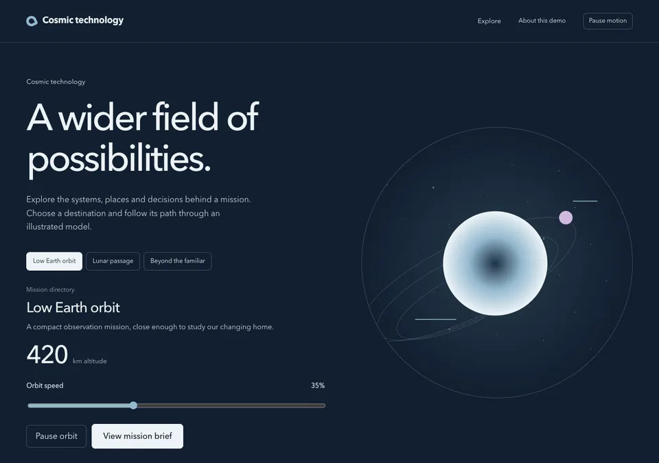 Cosmic technology preview
