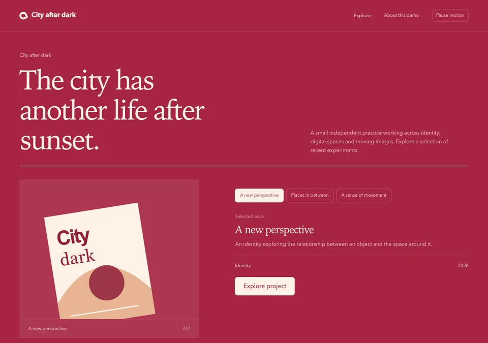 City after dark preview