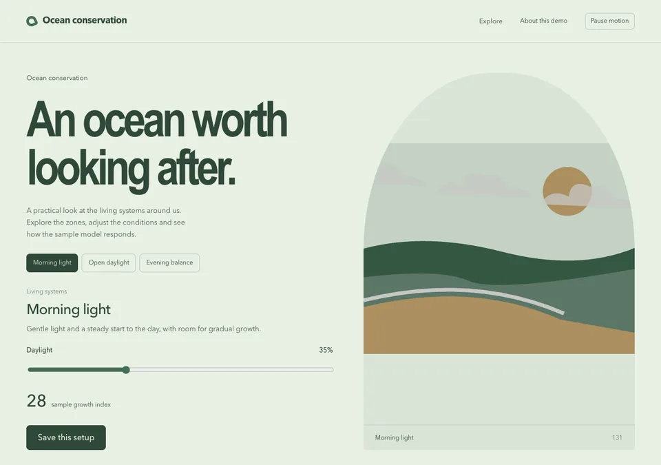 Ocean conservation preview