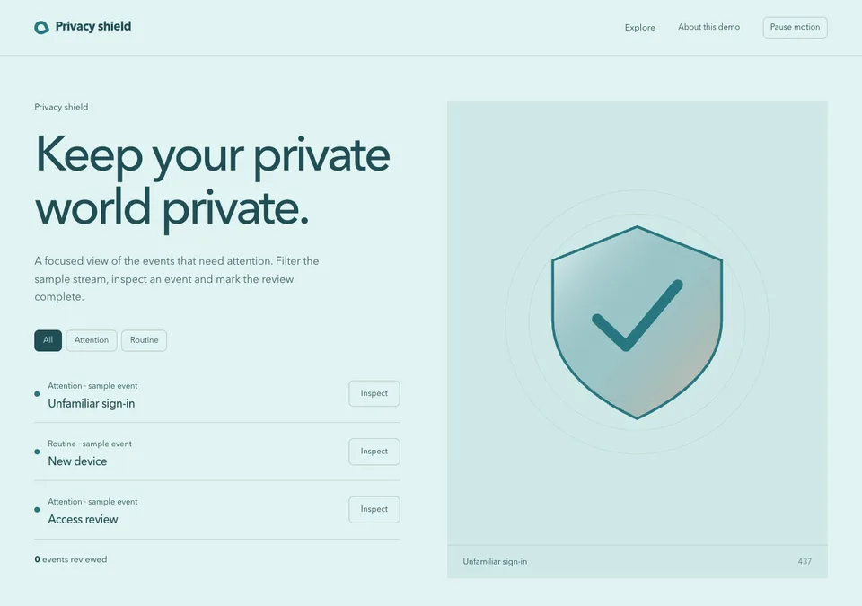 Privacy shield preview