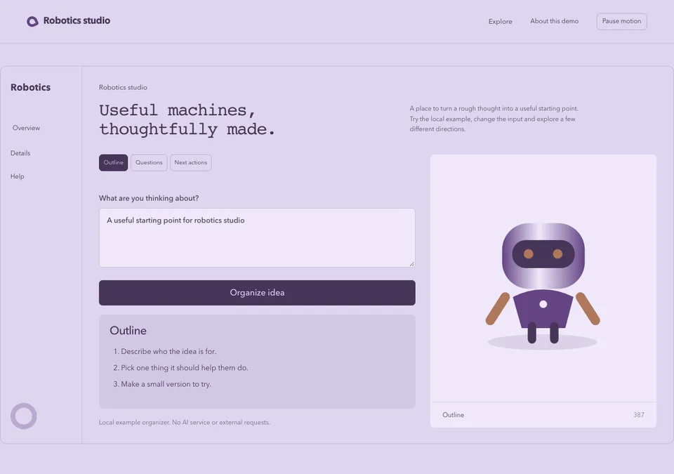 Robotics studio preview