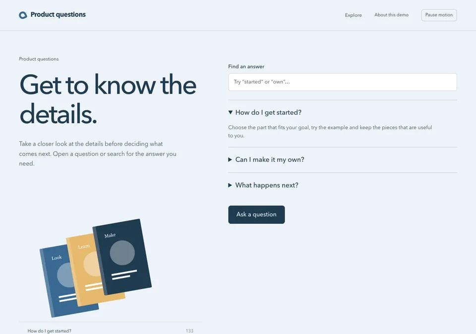 Product questions preview