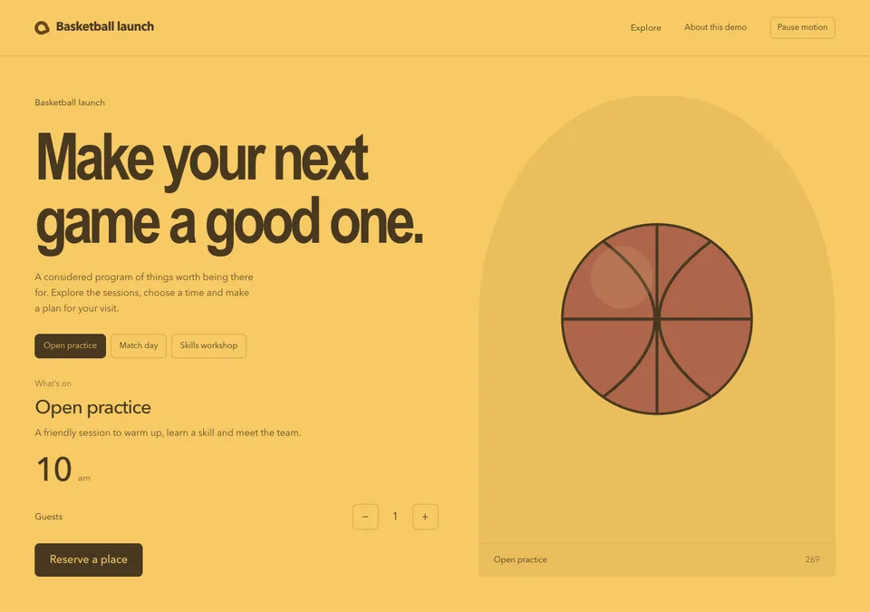 Basketball launch preview