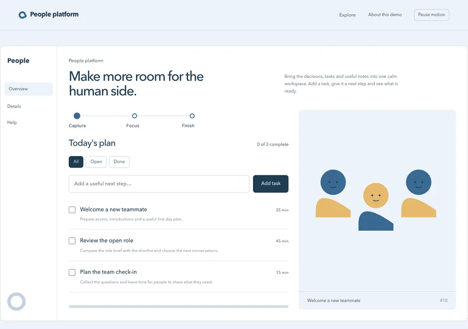 People platform preview