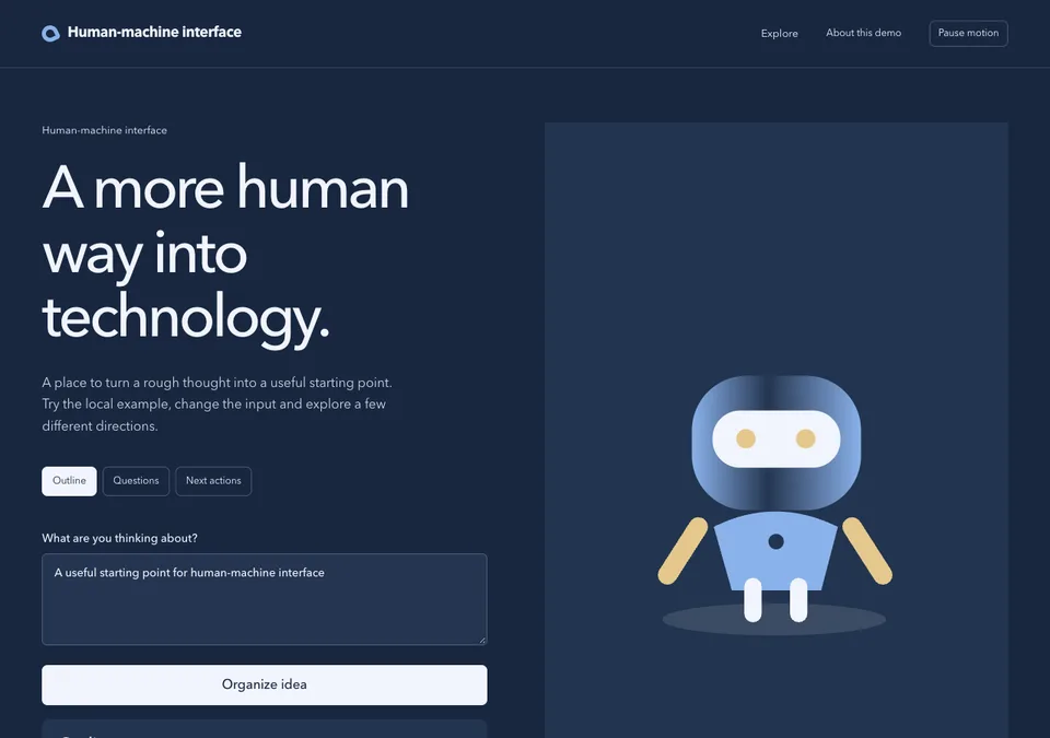 Human-machine interface preview