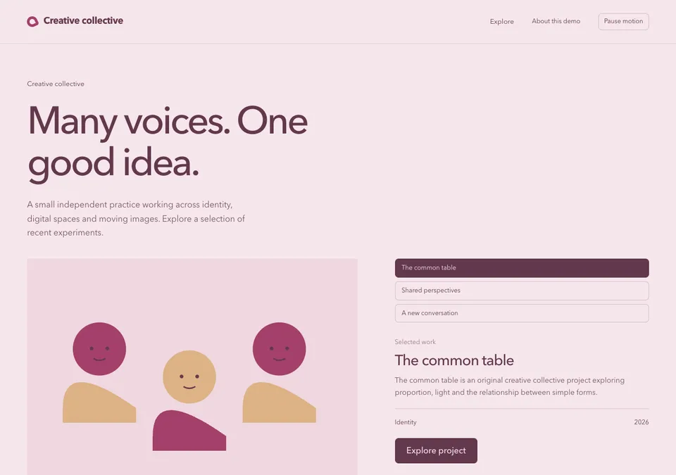 Creative collective preview