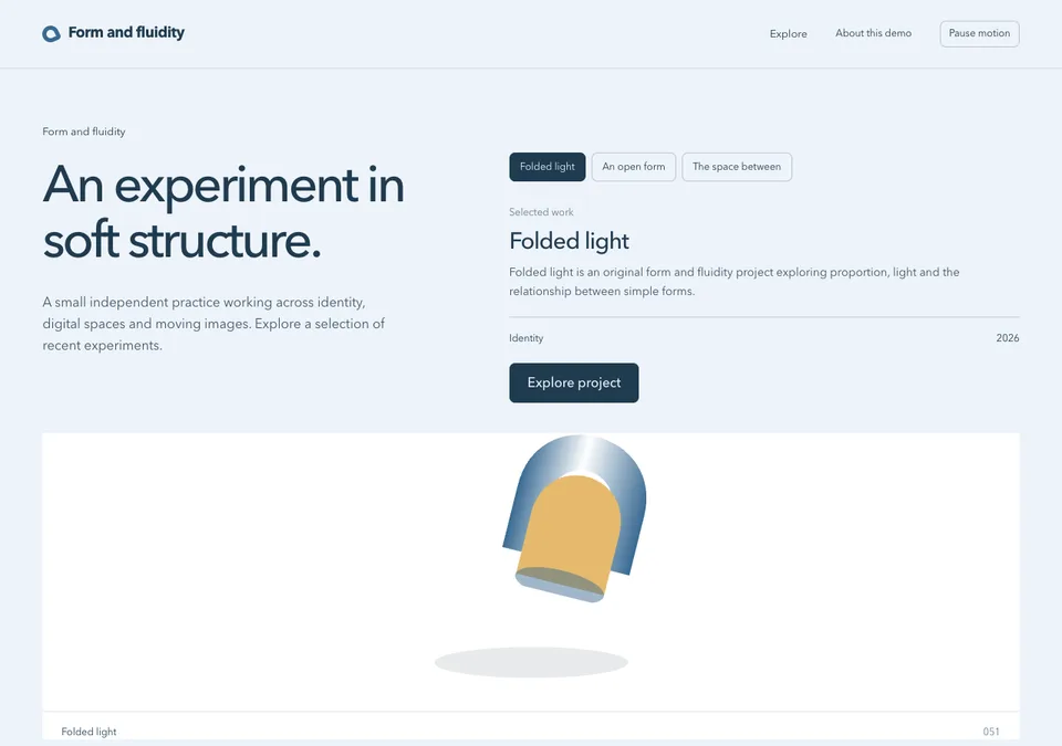 Form and fluidity preview