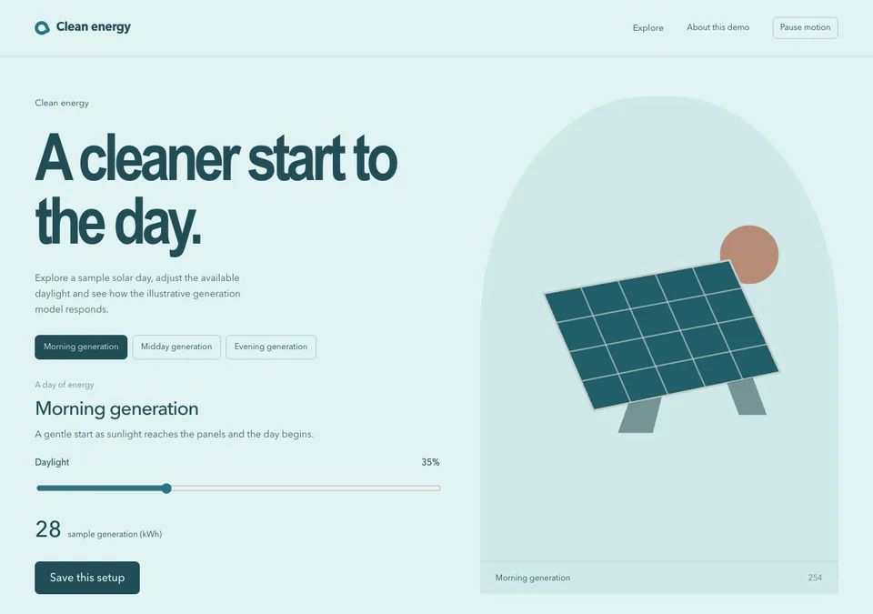 Clean energy preview