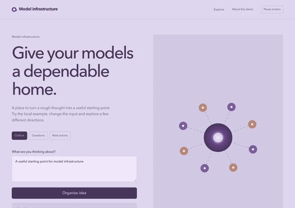 Model infrastructure preview