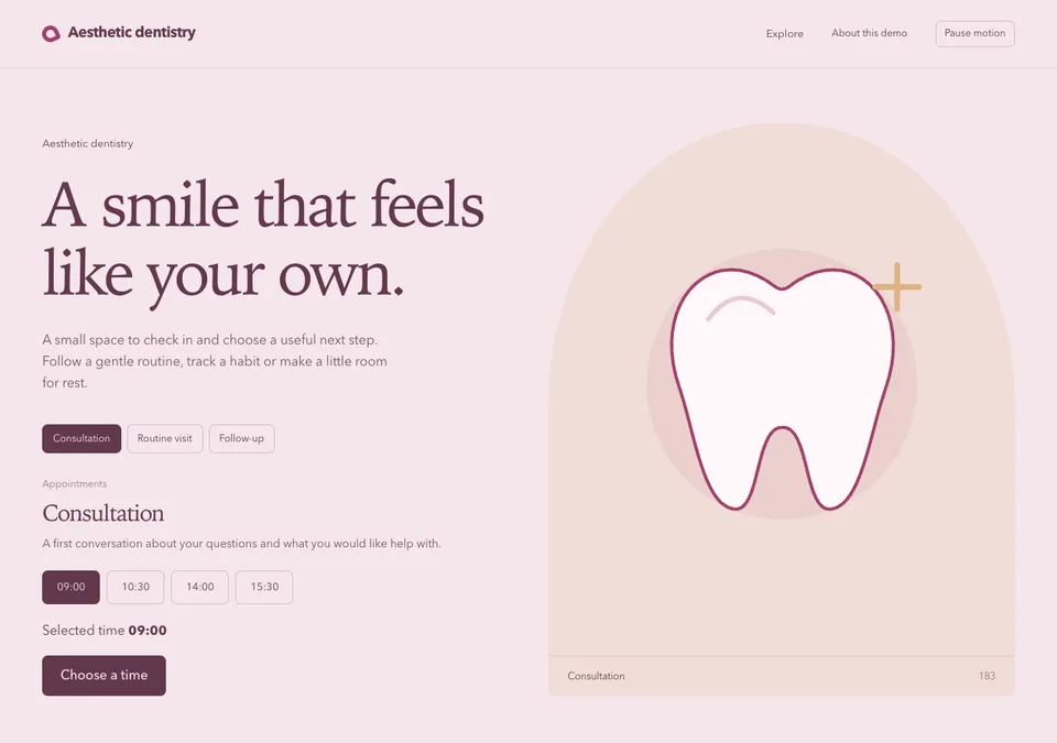 Aesthetic dentistry preview