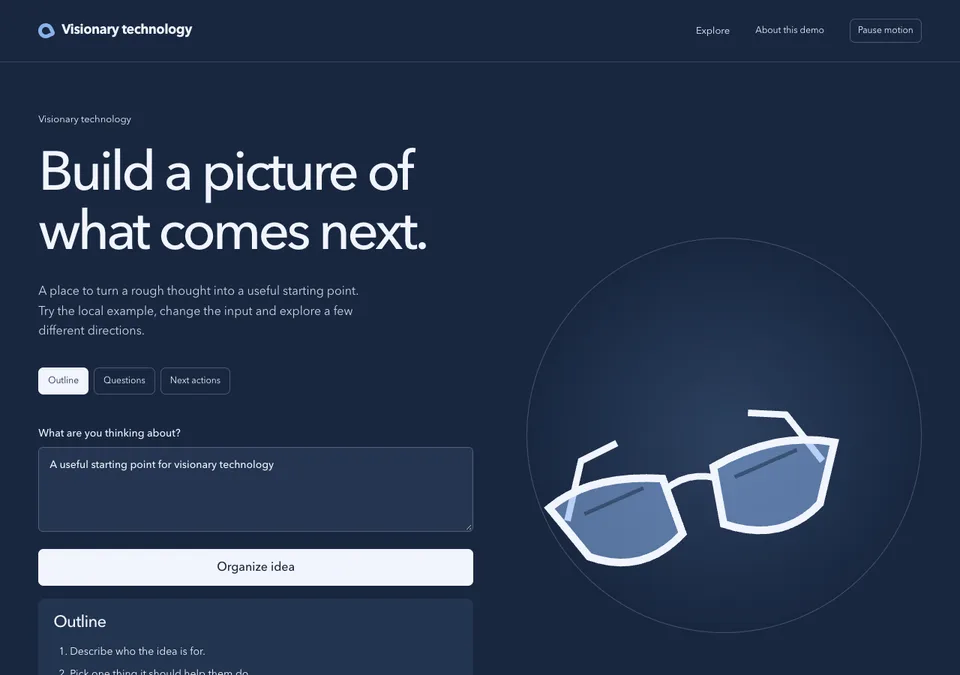Visionary technology preview