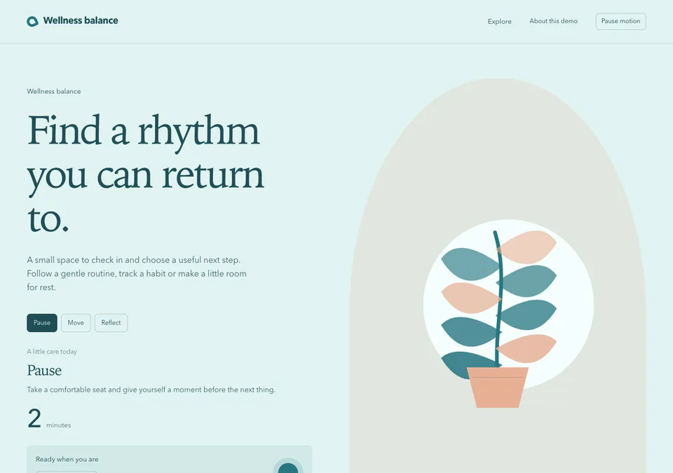 Wellness balance preview