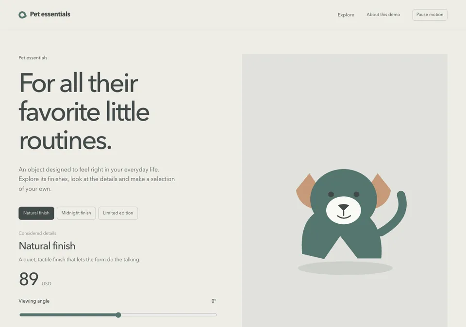Pet essentials preview