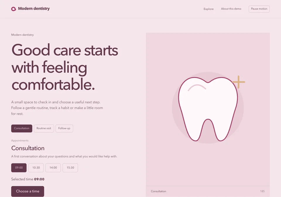 Modern dentistry preview